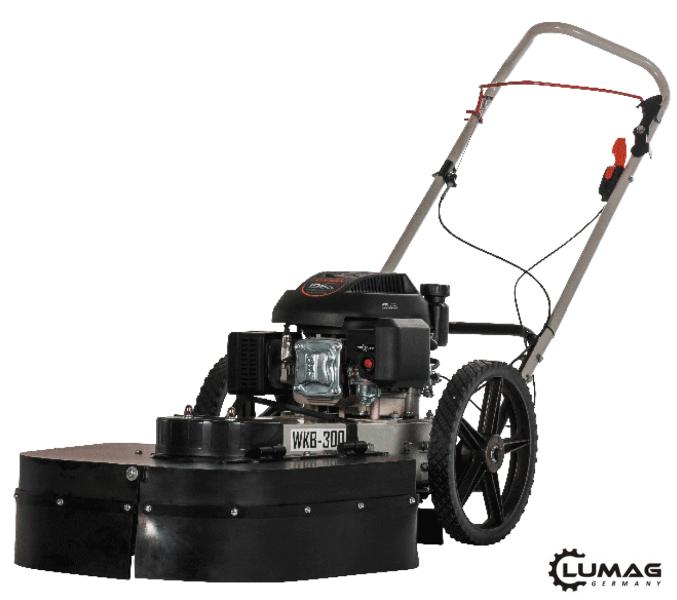 Benzínový odstraňovač plevele LUMAG WKB-300 – ocelový kartáč 30 cm