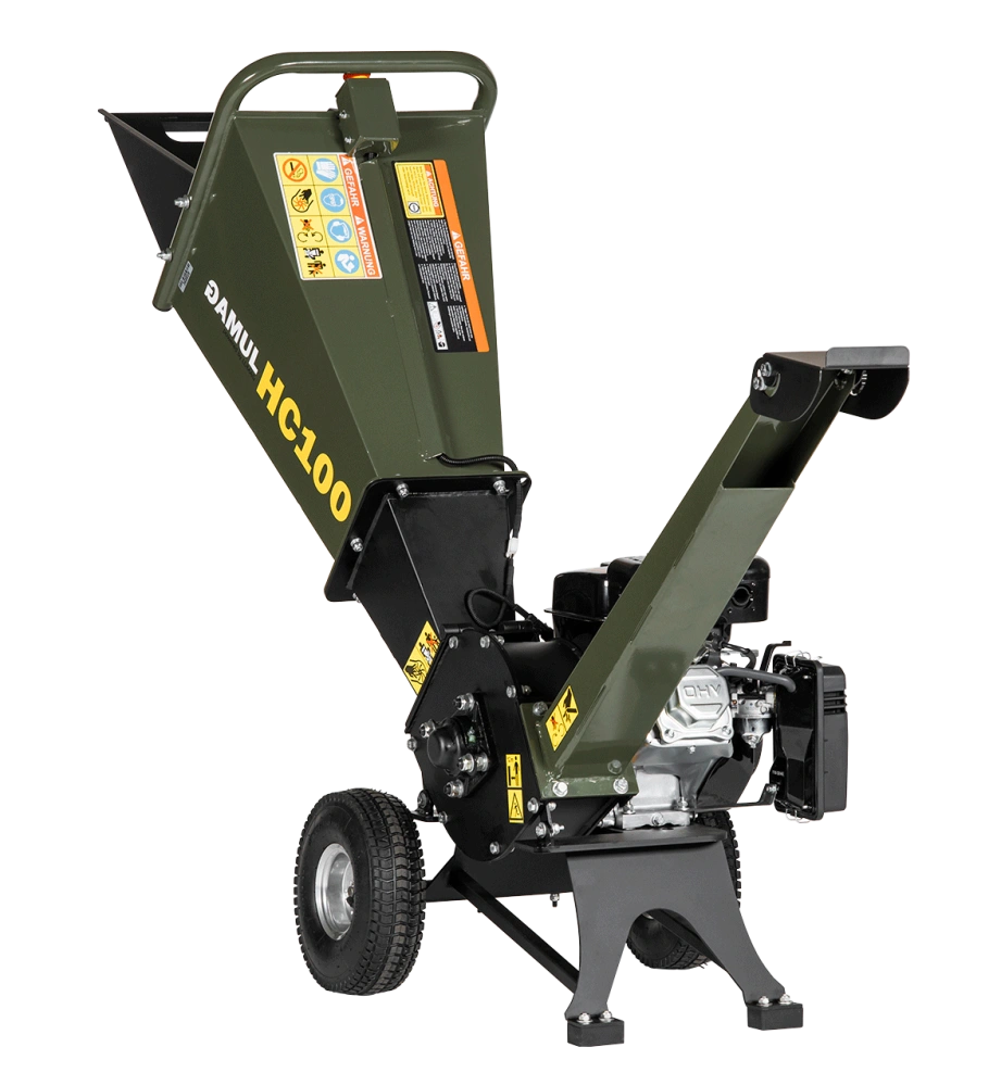 Benzínový štěpkovač větví GAMUL HC100 – 80 mm, 4,1 kW