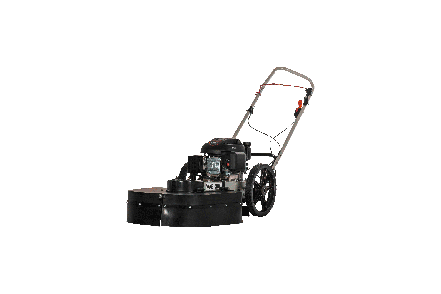Benzínový odstraňovač plevele LUMAG WKB-300 – ocelový kartáč 30 cm