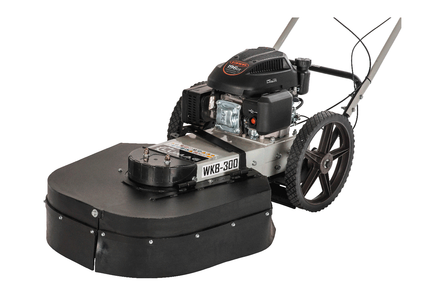 Benzínový odstraňovač plevele LUMAG WKB-300 – ocelový kartáč 30 cm