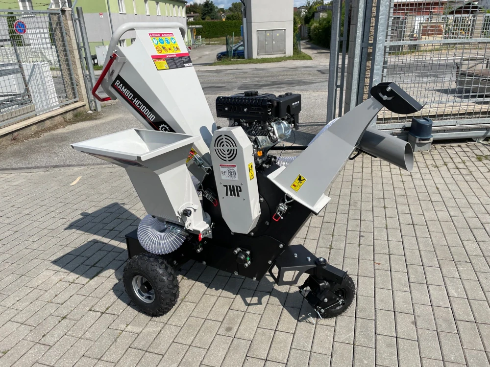 Kombinovaný štěpkovač a drtič LUMAG RAMBO HC10DUO – větve do 100 mm