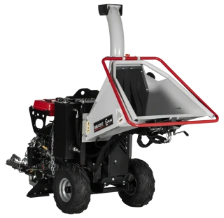 Benzínový štěpkovač LUMAG RAMBO HC15HV2 – hydraulické podávání, 150 mm
